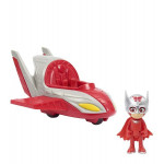 PJ MASKS Sowella + vozidlo červené